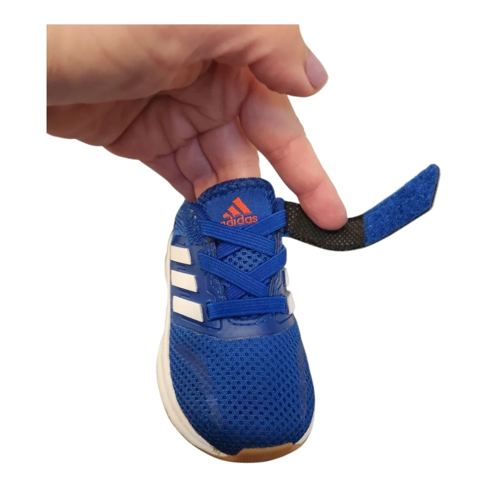 Adidas Run Falcon Baby Toddler Blue and White Sneakers Shoes, Size 5K NWOT